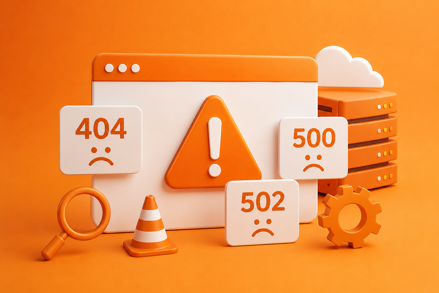 Erros de Site (500, 404, 502): O que eles significam e como agir?